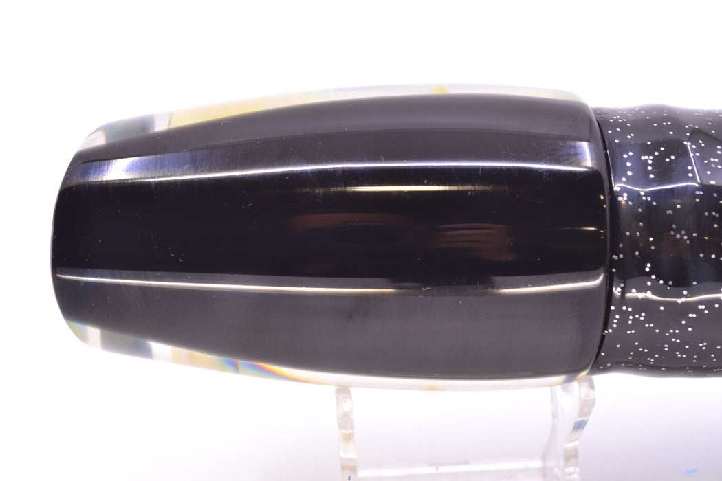 Marlin Magic Golden MOP Black Back Super Dog 16" 17oz Skirted Black-Yellow-Blue GZE