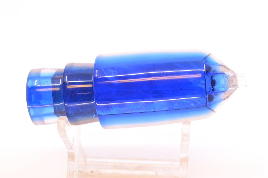 Moyes Lures White MOP Blue Back 2-Hole Small Sniper Jet 9" 3.8oz