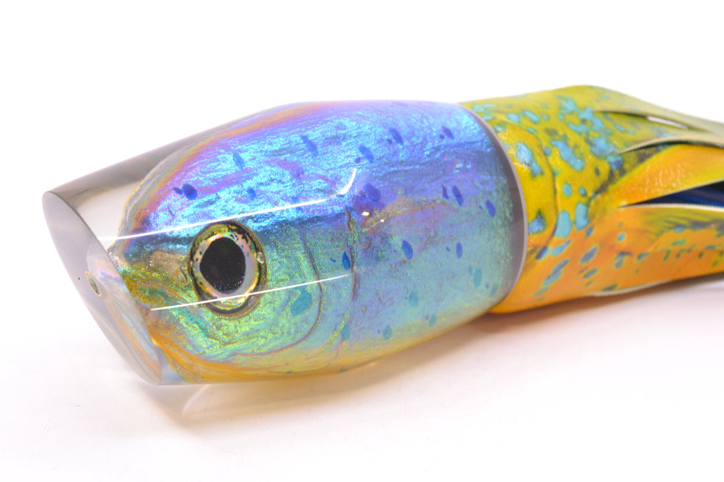 Ali'i Kai Lures Mahi Fish Head "Futa" Tahitian Pirate 14" 9oz ALV Vinyl Mahi GZE