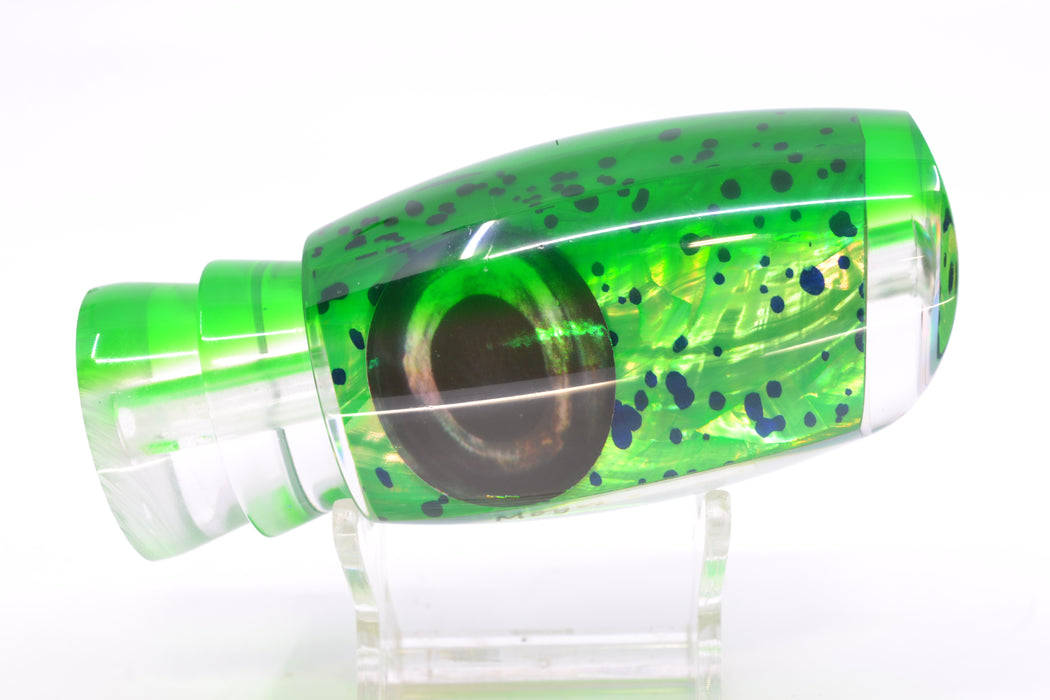Moyes Lures Mahi MOP Green Back Taxi Eyes Large Argus 14" 6.5oz