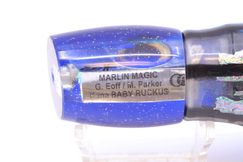 Marlin Magic Tahitian MOP Blue Back Taxi Eyes Baby Ruckus 10" 6.5oz Skirted Blue Skipjack