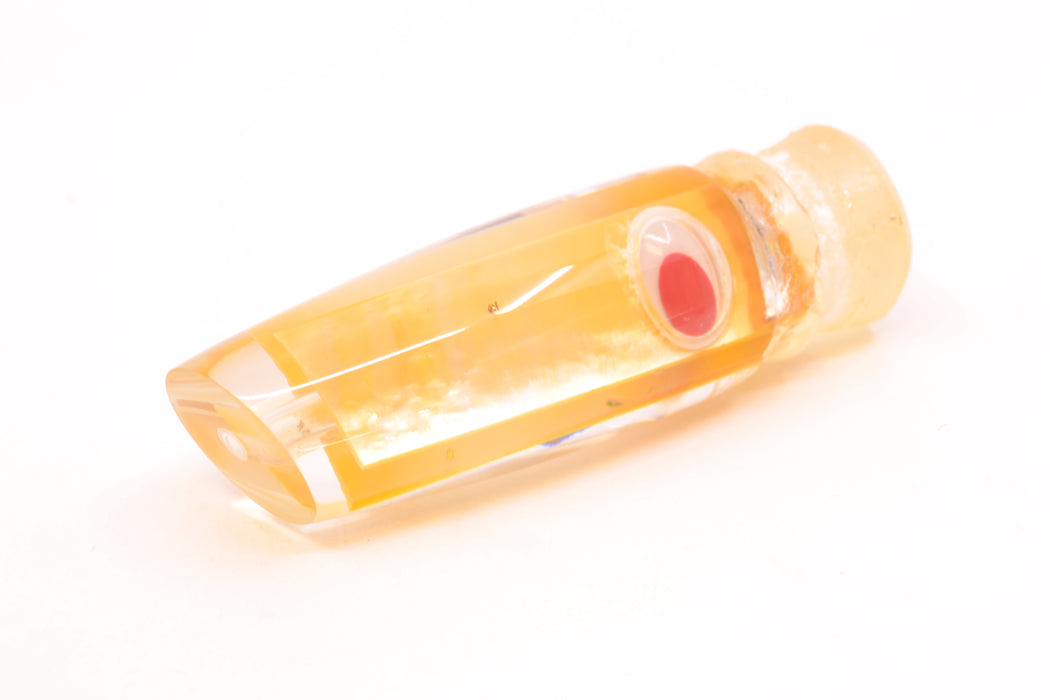 Joe Yee Golden MOP Red Teddy Bear Eyes "Old" Cut Face Streamline 9" 1.8oz