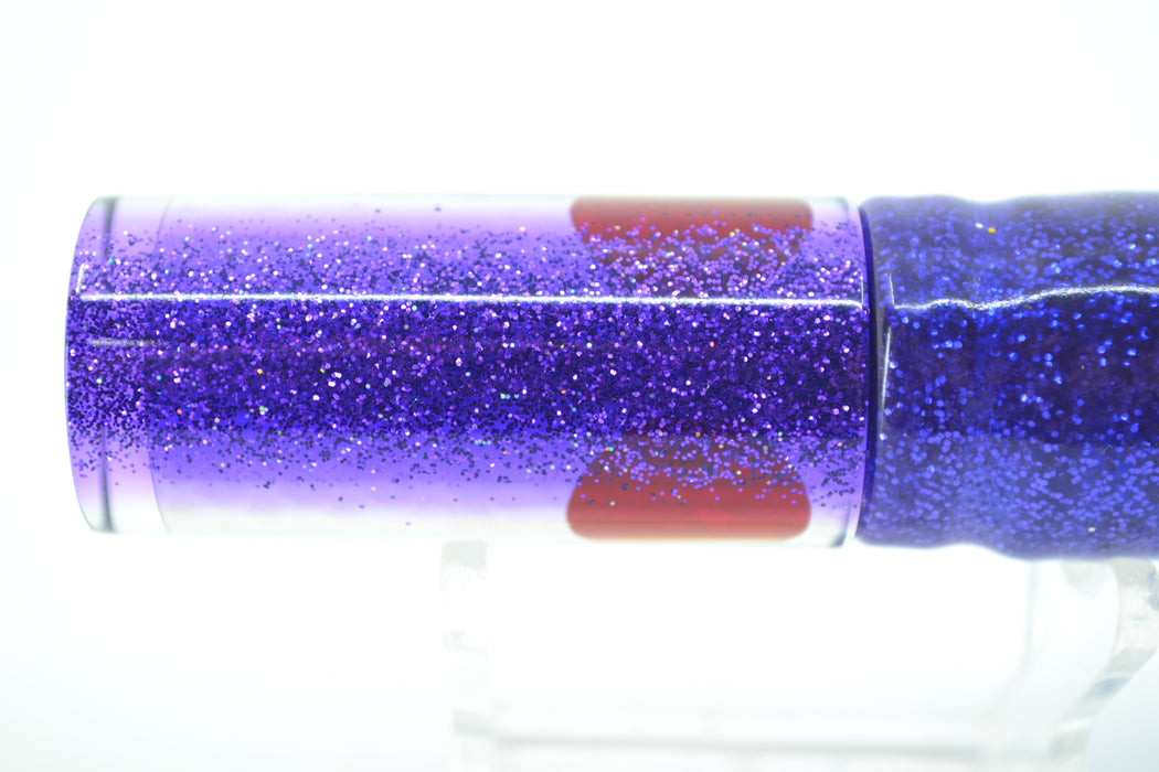 TANTRUM Lures Rainbow Scale Purple Back Small AMN 7" 2.3oz Skirted Purple-Silver-Blue