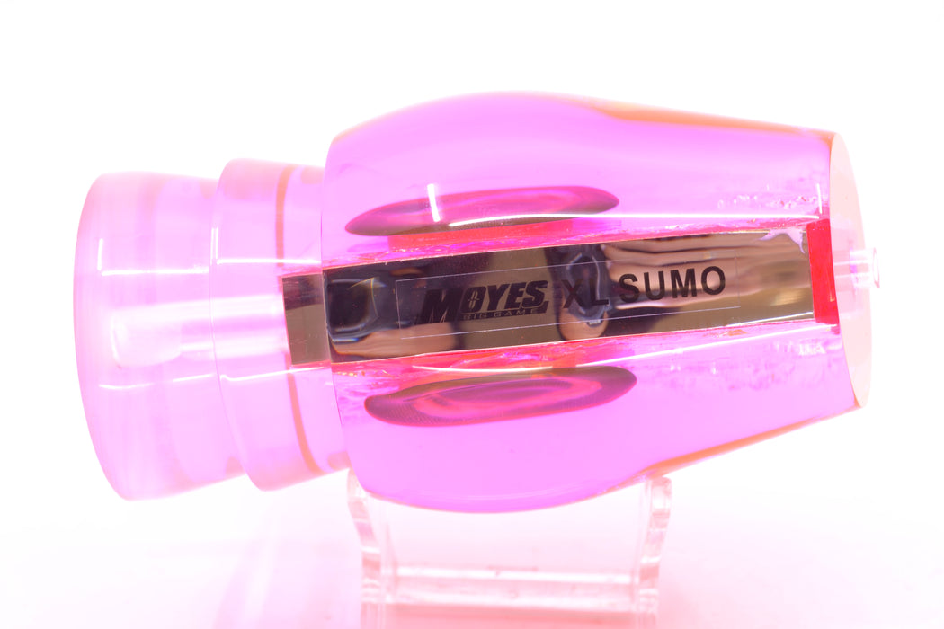 Moyes Lures Pink Dichro Pink Back Taxi Eyes XL Sumo 16" 13oz GZE