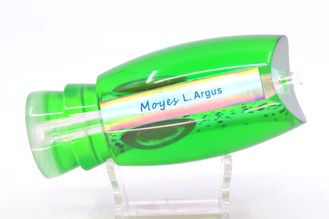 Moyes Lures Mahi MOP Green Back Taxi Eyes Large Argus 14" 6.5oz