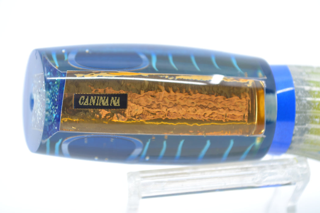 Amaral Lures Gold Chrome-Mirrored Blue Back Caninana 11" 4oz