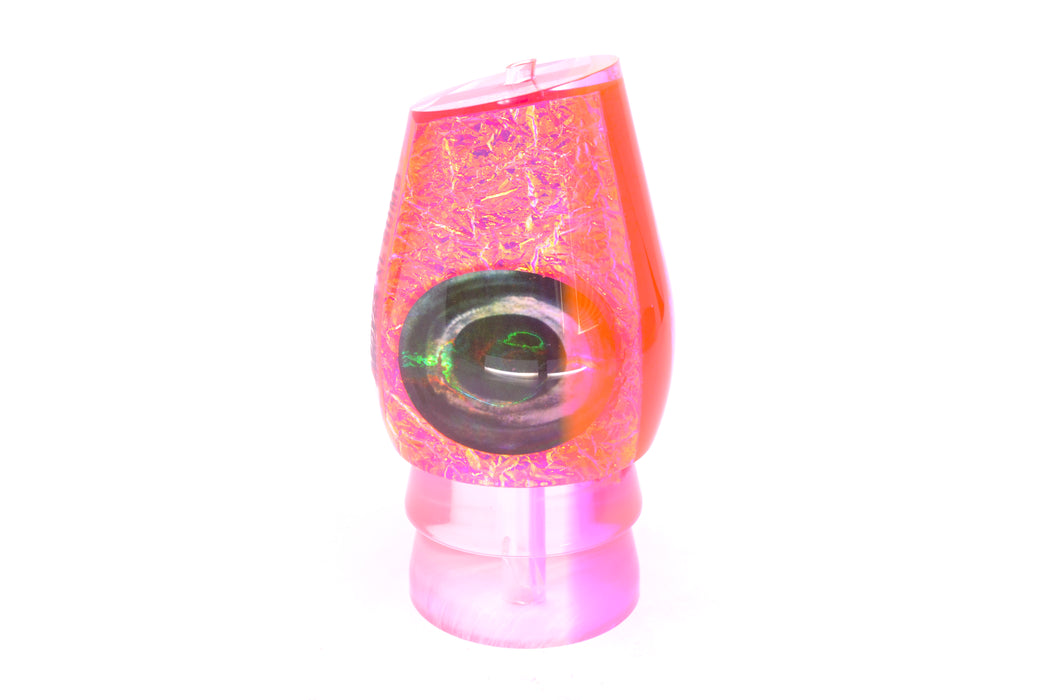 Moyes Lures Pink Dichro Pink Back Taxi Eyes XL Sumo 16" 13oz GZE