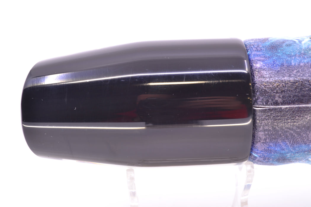 Marlin Magic Blue-Purple Abalone Black Back Red Eyes Big Dog 14" 10oz ALV Vinyl Wahoo GZE