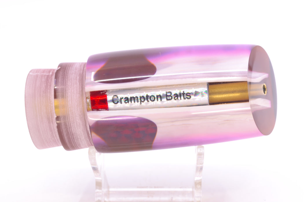 Crampton Baits Real White MOP Black-Pink Back Red Eyes HoG 14" 6.4oz