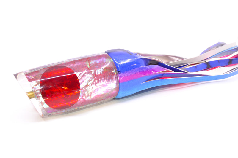 Koya Lures Pink Angel Wing MOP Red Eyes JP XL Lunger 16" 15oz FT Vinyl Blue Dream