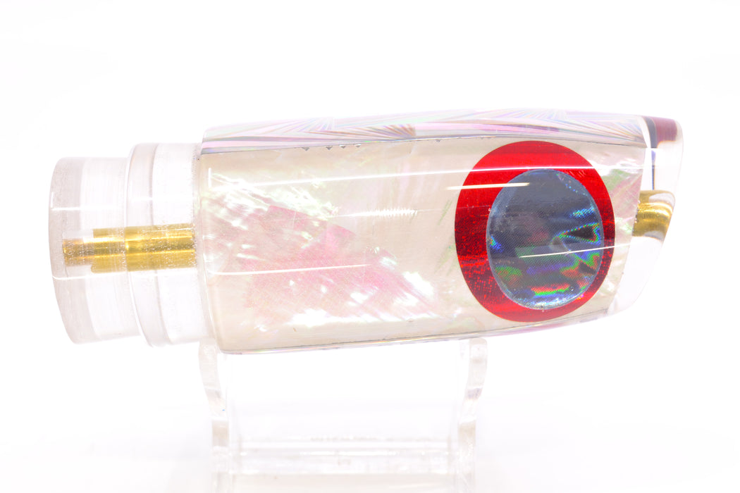 Koya Lures White Angel Wing MOP Black-Red Eyes JP Noname 12" 5.7oz GZE