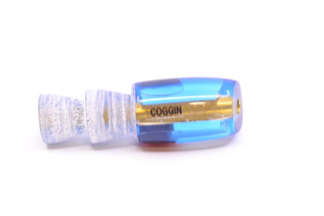 Coggin Lures Clear Mirrored Blue Back Tado Lo'ihi Peanut Slant 4.5" 0.3oz