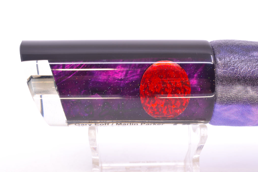 Marlin Magic Lures Purple MOP Black Back Large Tube 12" 7oz ALV Vinyl Skipjack *CHIPPED*