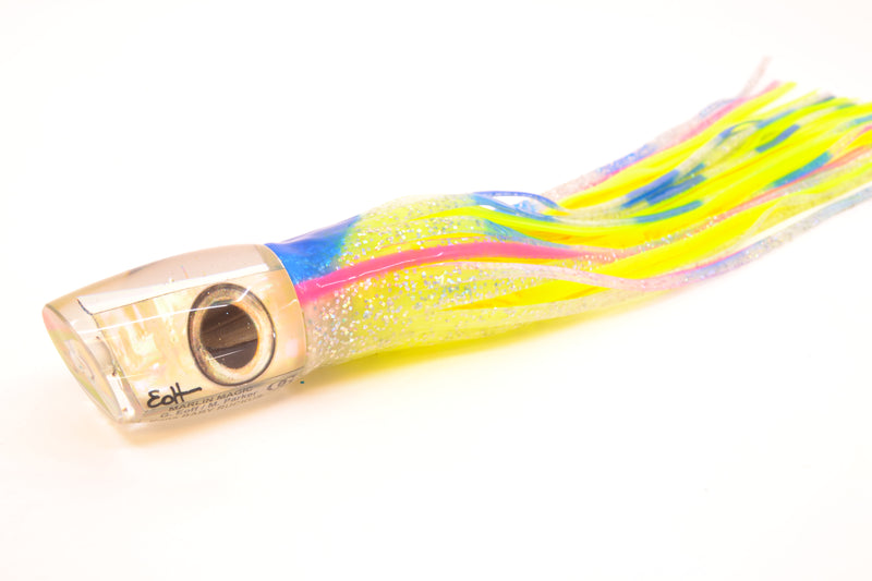 Marlin Magic White Awabi Taxi Eyes Baby Ruckus 10" 6.5oz Skirted Holo & Blue Bars