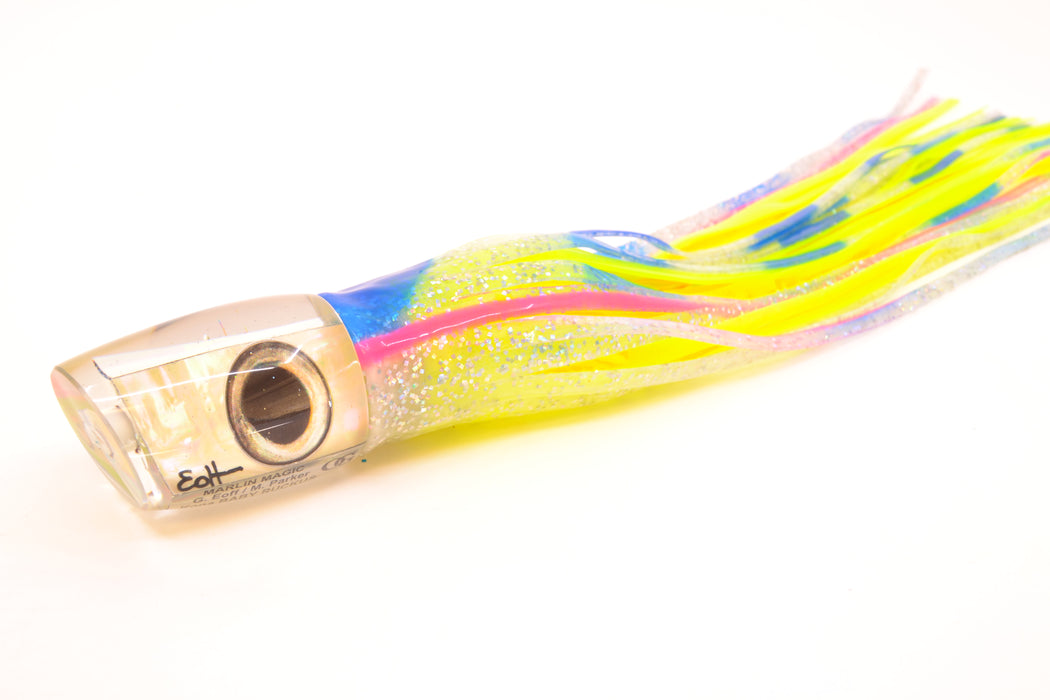 Marlin Magic White Awabi Taxi Eyes Baby Ruckus 10" 6.5oz Skirted Holo & Blue Bars