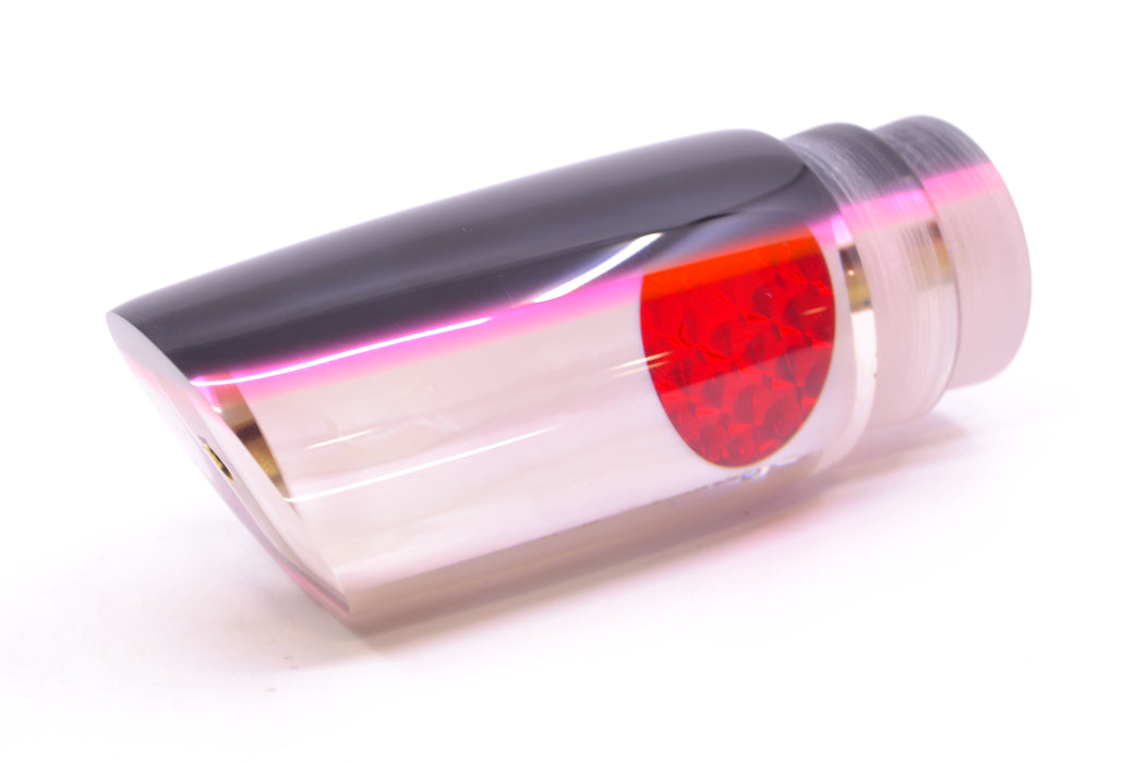 Crampton Baits Real White MOP Black-Pink Back Red Eyes HoG 14" 6.4oz