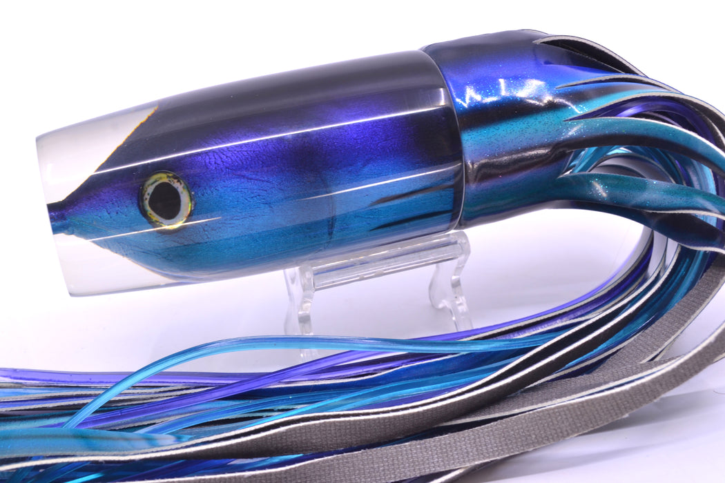 Ali'i Kai Lures Skipjack Fish Head Large Hard Head 14" 11.2oz Fire Tailz Vinyl Skipjack