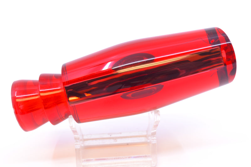 Moyes Lures Red Mirrored Taxi Eyes Medium Dark-N-Stormy 12" 5oz