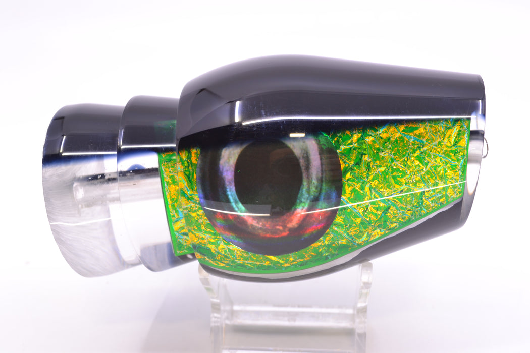 Moyes Lures Green Dichro Black Back Taxi Eyes XL Sumo 16" 13oz