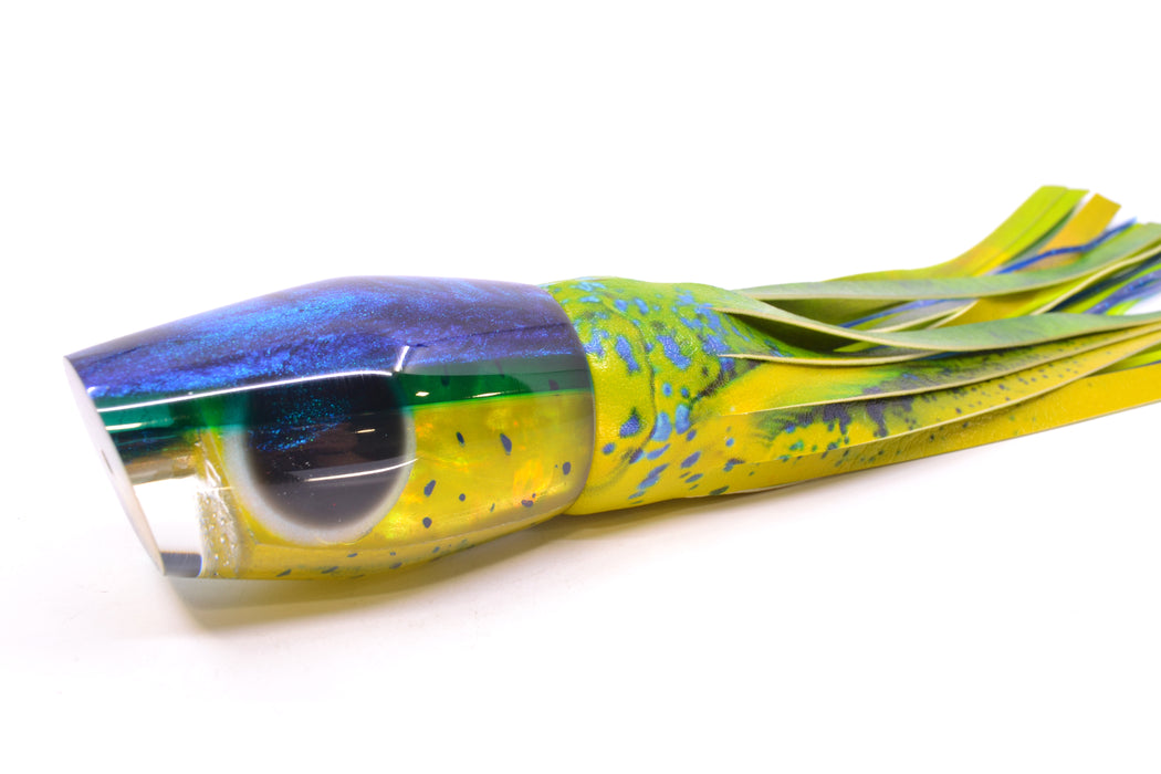 Ali'i Kai Lures Mahi MOP Blue-Green Back "Futa" Tahitian Pirate 14" 9oz ALV Vinyl Mahi GZE