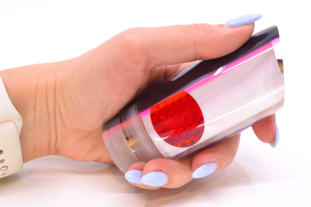 Crampton Baits Real White MOP Black-Pink Back Red Eyes HoG 14" 6.4oz