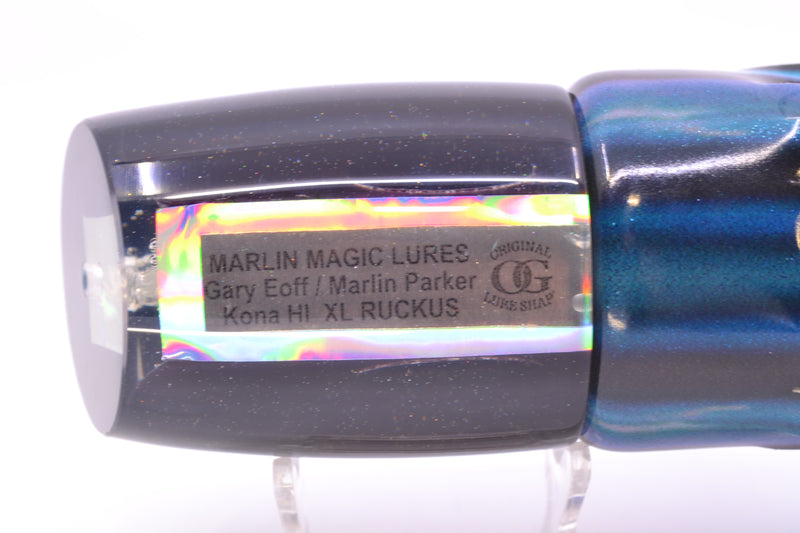Marlin Magic Purple MOP Black Back Red Eyes XL Ruckus 16" 14oz FT Vinyl Skipjack