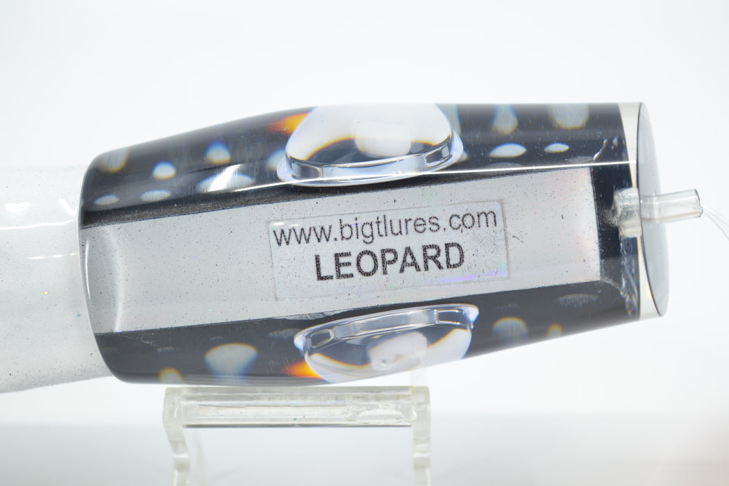 Big T Lures Black-White Dots Leopard 12" 10.7oz Skirted Black-White Dots-White