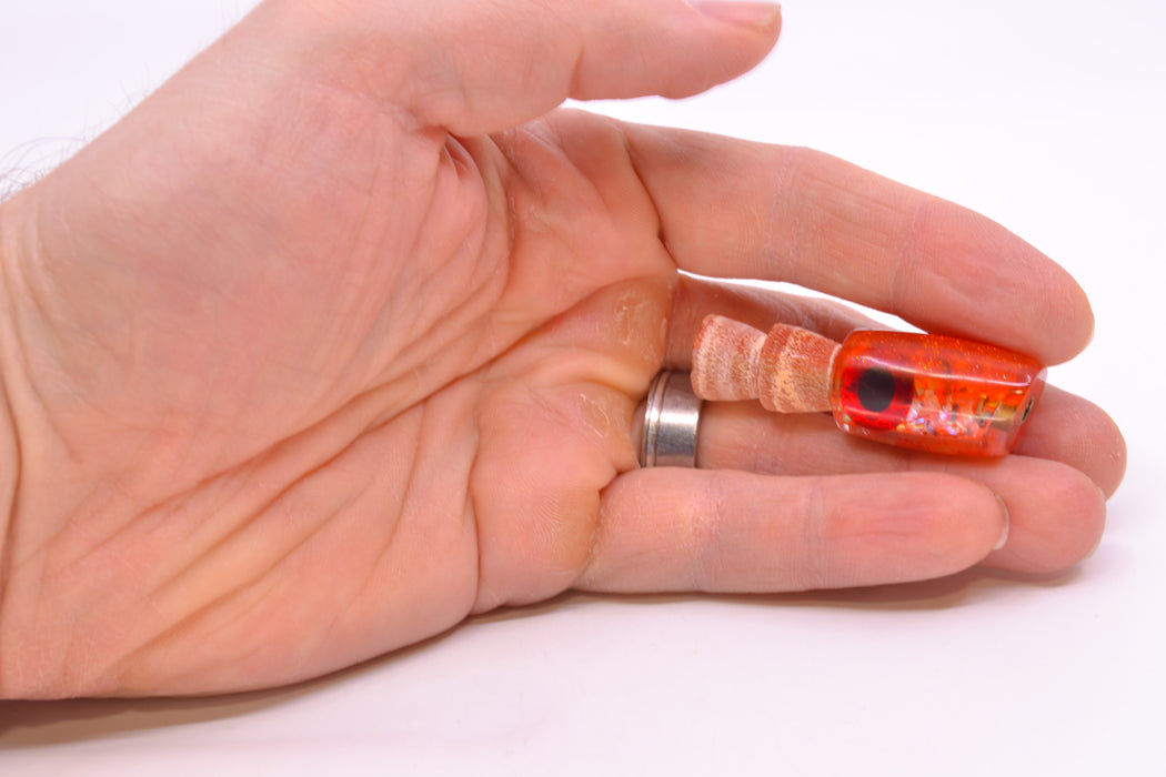 Coggin Lures Orange S&P Orange Back Tado Lo'ihi Peanut Slant 4.5" 0.3oz