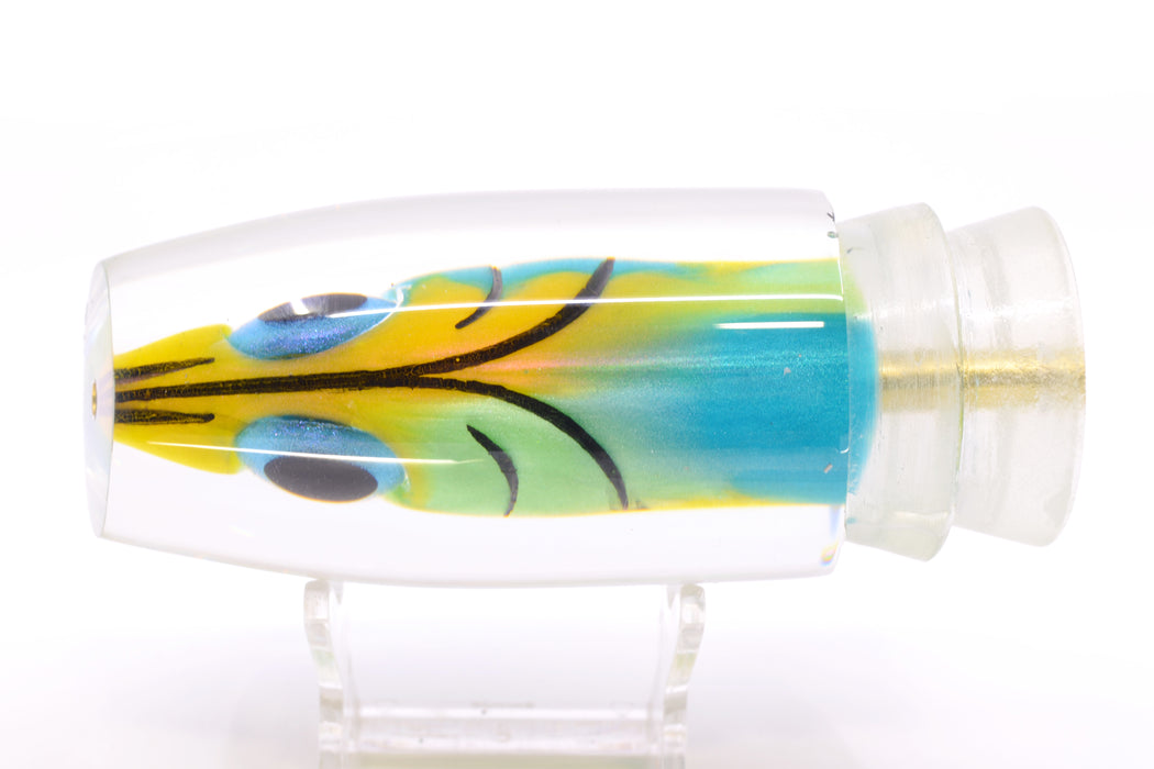 Joe Yee by KEGZ-Niiyama Collab Green-Yellow Fish Head Super Plunger 14" 7.2oz GZE