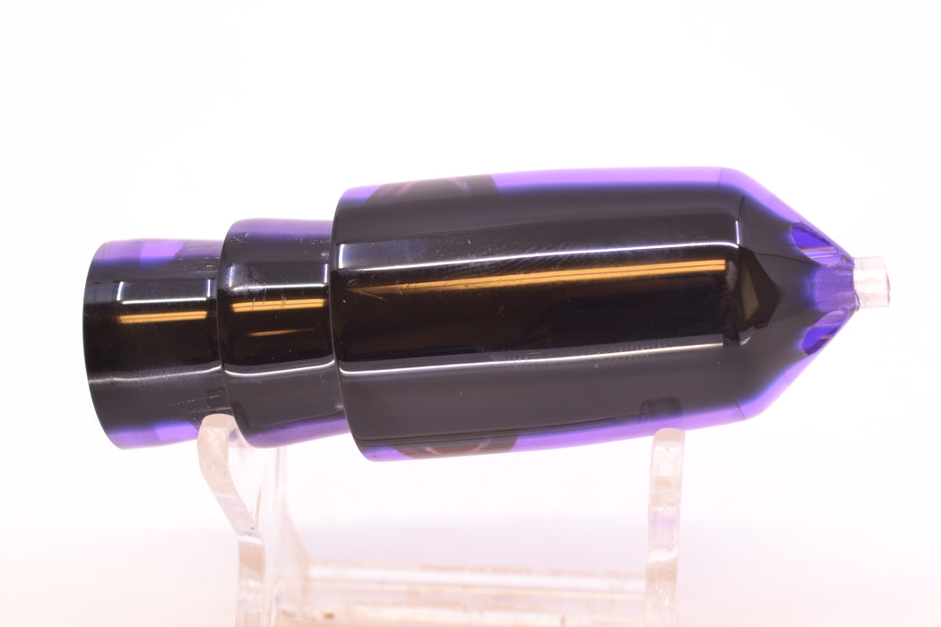 Moyes Lures Purple MOP Black Back Taxi Eyes 2-Hole Small Sniper Jet 9" 3.8oz