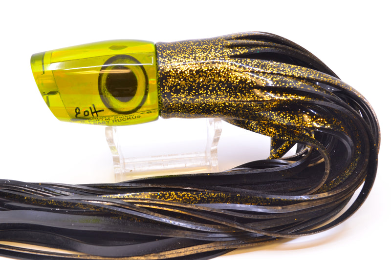 Marlin Magic Green/Gold Awabi Taxi Eyes Baby Ruckus 10" 6.5oz Skirted Black