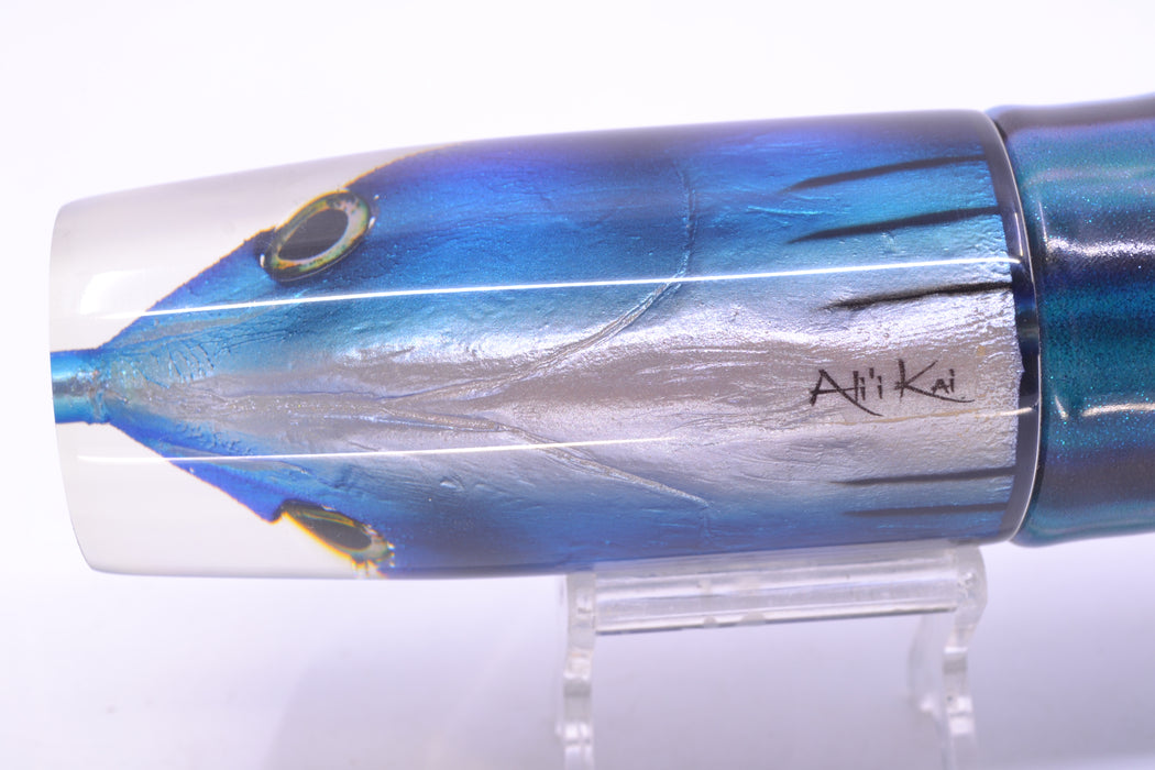 Ali'i Kai Lures Skipjack Fish Head Large Hard Head 14" 11.2oz Fire Tailz Vinyl Skipjack