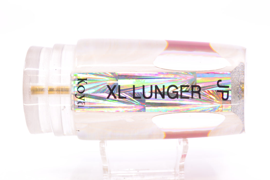 Koya Lures White Angel Wing MOP Red Eyes JP XL Lunger 16" 12oz