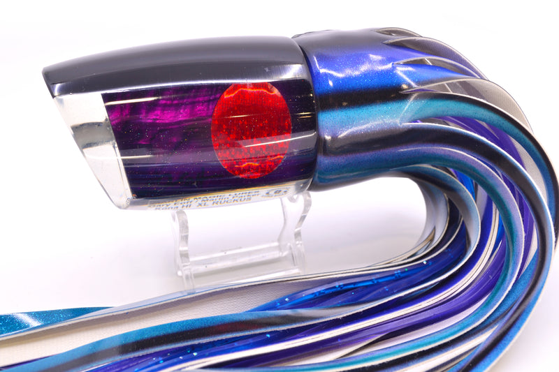 Marlin Magic Purple MOP Black Back Red Eyes XL Ruckus 16" 14oz FT Vinyl Skipjack
