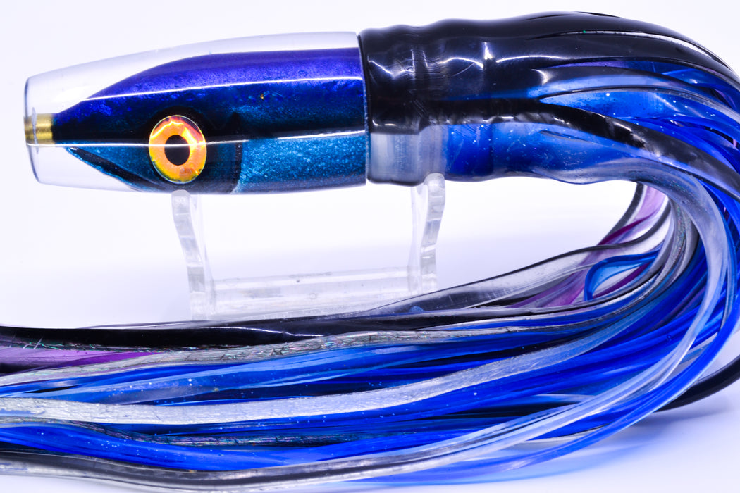 Tsutomu Lures "Hardline Aku" Fish Head Ali'i Invert 7" 5.7oz Skirted Skipjack