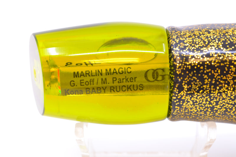 Marlin Magic Green/Gold Awabi Taxi Eyes Baby Ruckus 10" 6.5oz Skirted Black