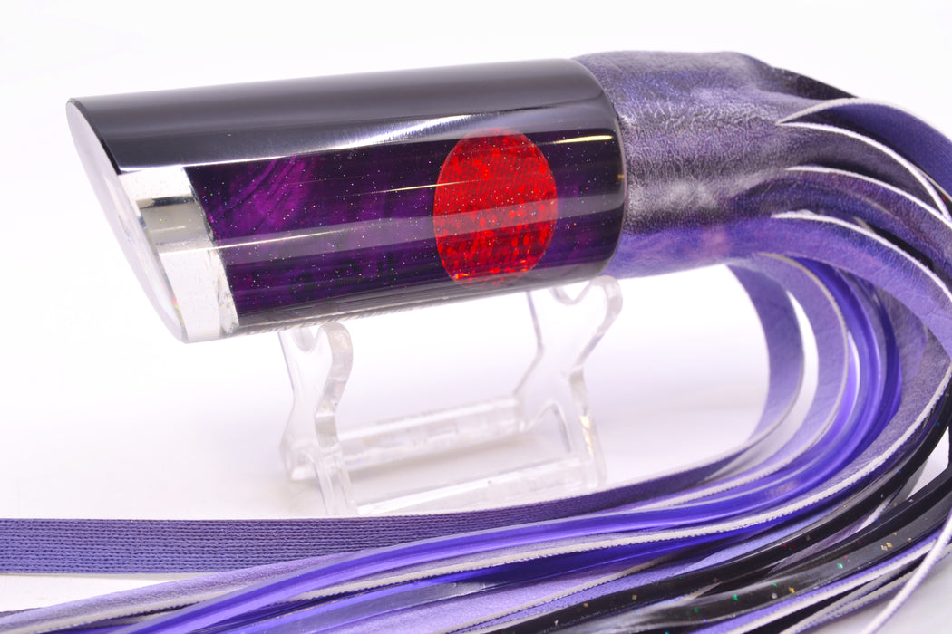 Marlin Magic Lures Purple MOP Black Back Large Tube 12" 7oz ALV Vinyl Skipjack *CHIPPED*