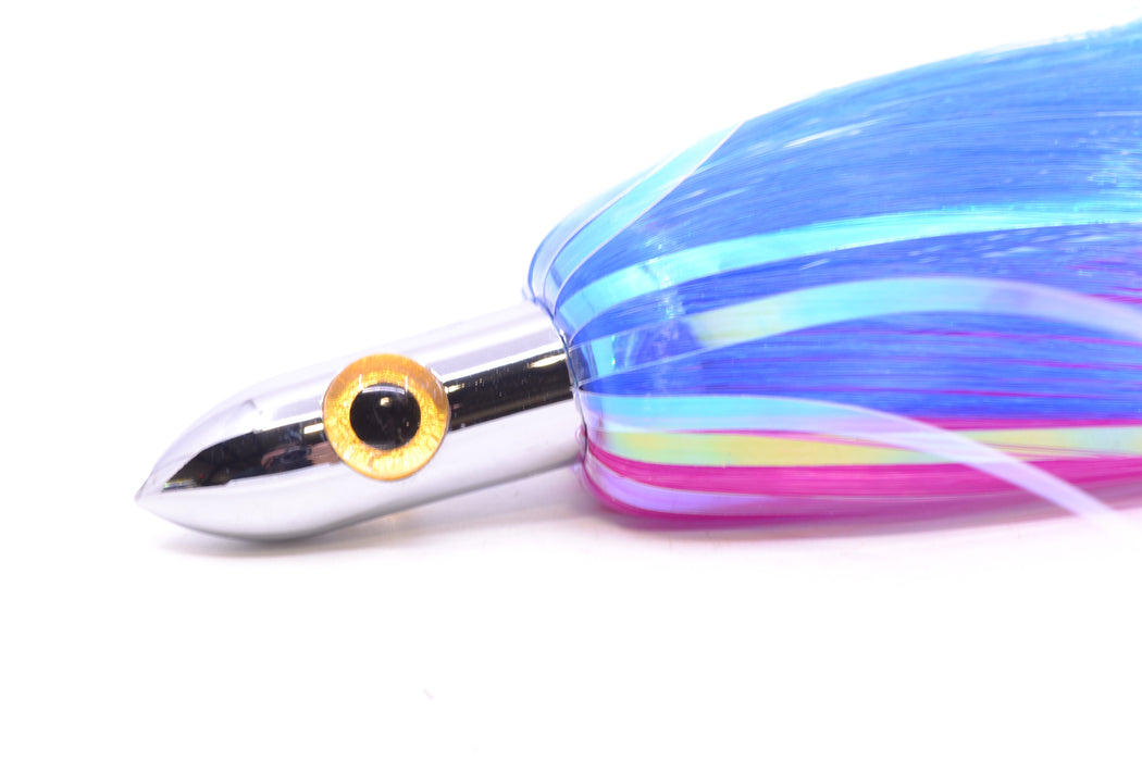 Iland Lures Blue-Pink Flash Hair Chrome Head Jr. Ilander 6.75" 1.75oz JR450F-BL/PK