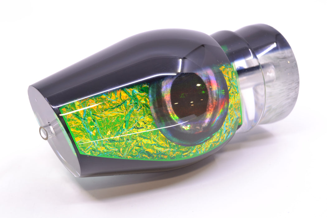 Moyes Lures Green Dichro Black Back Taxi Eyes XL Sumo 16" 13oz