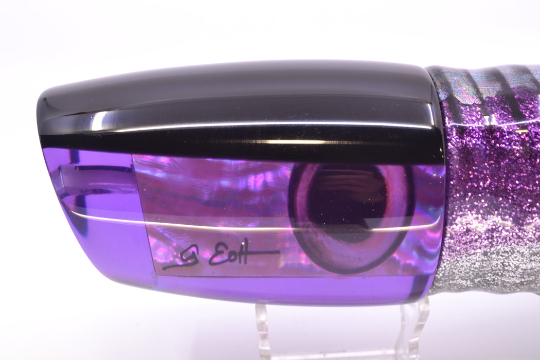 Marlin Magic Purple Awabi Black Back XXL Ruckus Teaser 18" 20oz Skirted Purple Aurora