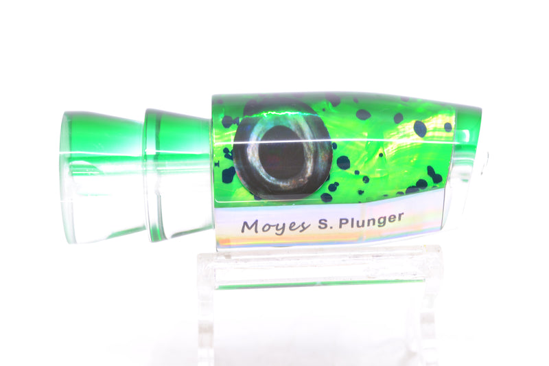 Moyes Lures Mahi MOP Green Back Taxi Eyes Small Plunger 9" 3oz