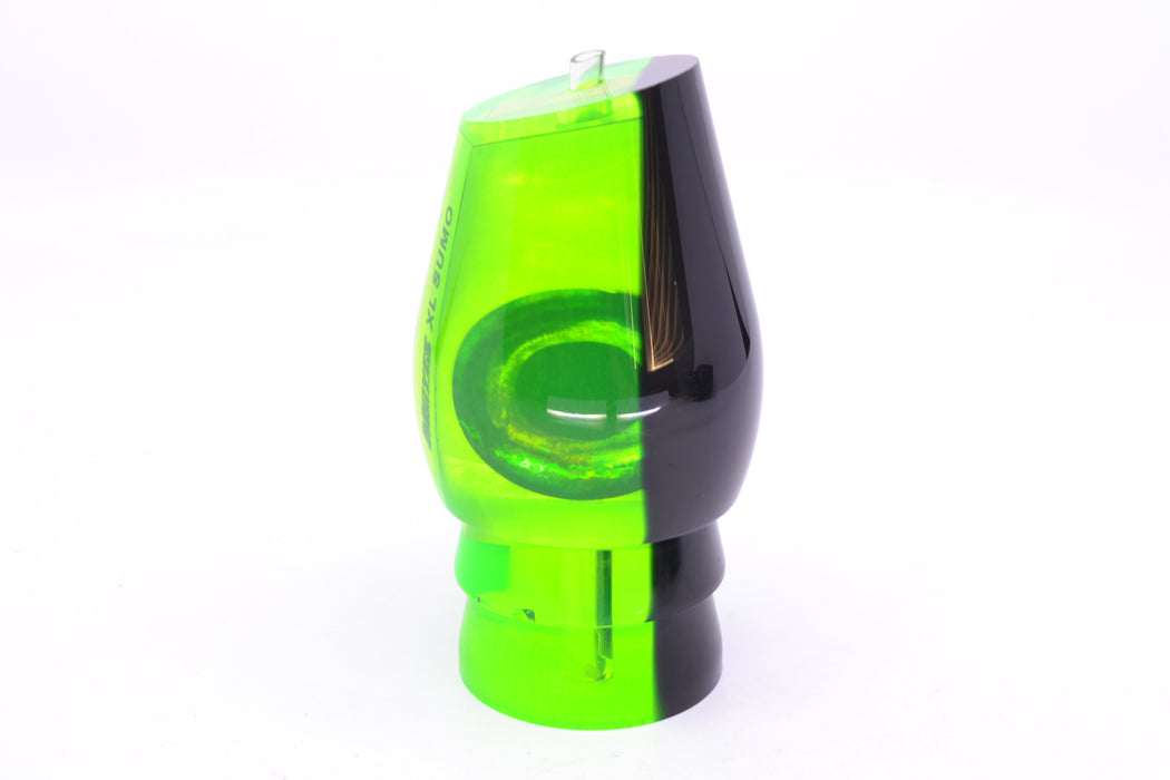 Moyes Lures Lime Green MOP Black Back Taxi Eyes XL Sumo 16" 13oz GZE
