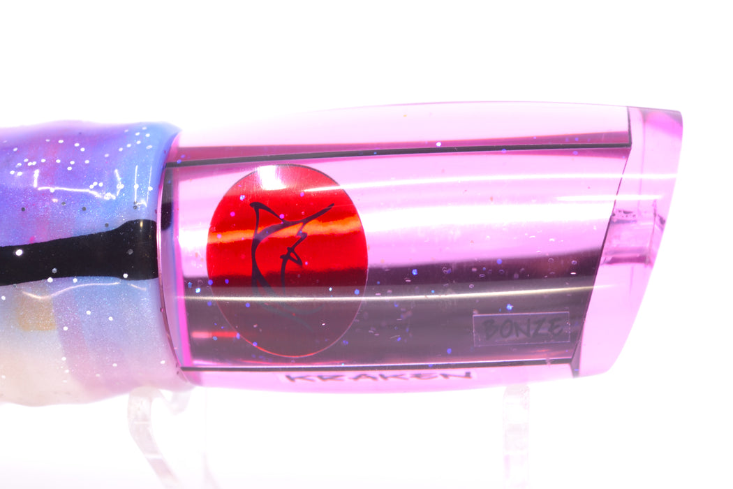 Bonze Lures Pink Mirrored Red Eyes Kraken 10" 8oz Skirted Gay Bob