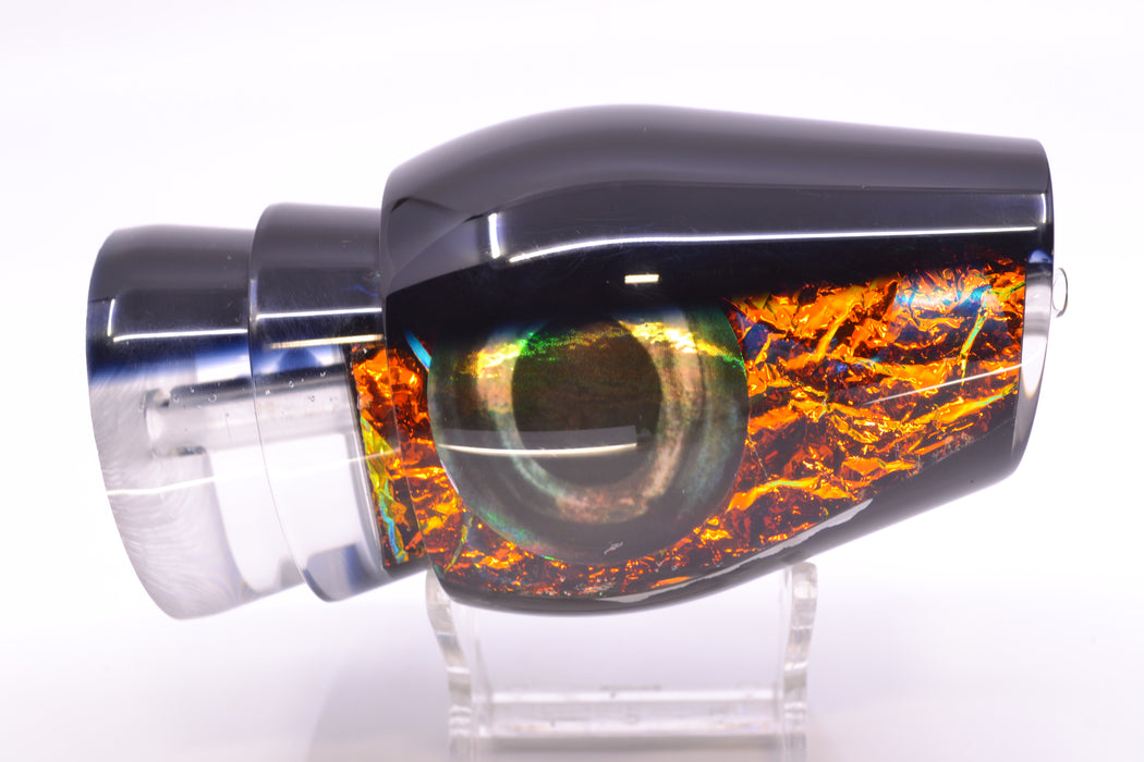 Moyes Lures Orange Dichro Black Back Taxi Eyes XL Sumo 16" 13oz GZE