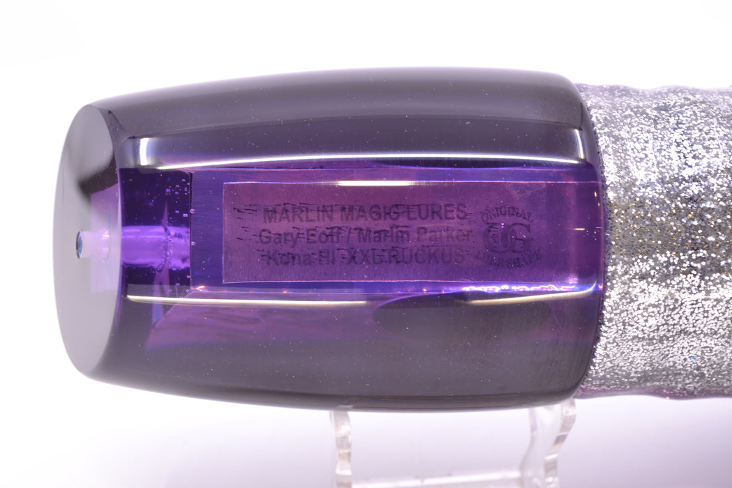 Marlin Magic Purple Awabi Black Back XXL Ruckus Teaser 18" 20oz Skirted Purple Aurora