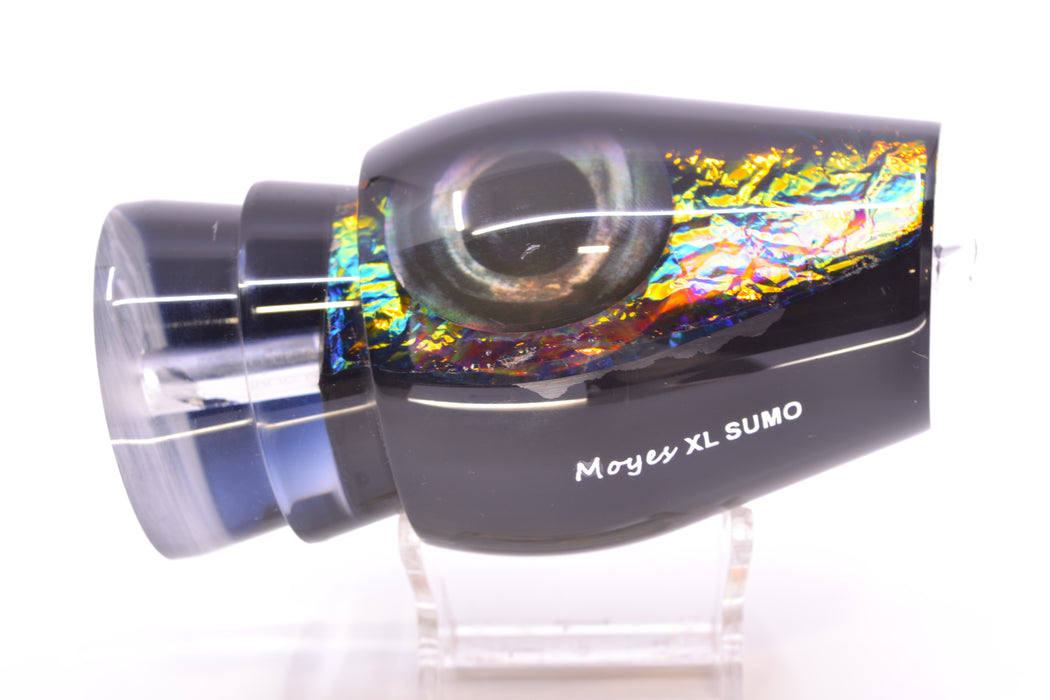 Moyes Lures Orange Dichro Black Back Taxi Eyes XL Sumo 16" 13oz GZE