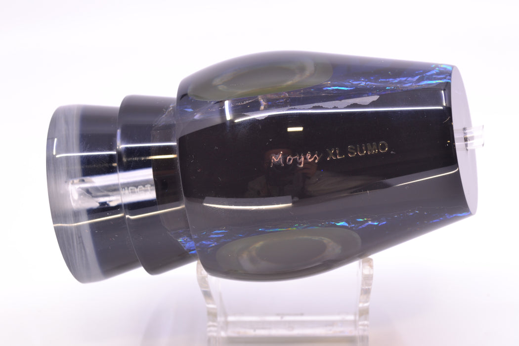 Moyes Lures Orange Dichro Black Back Taxi Eyes XL Sumo 16" 13oz GZE