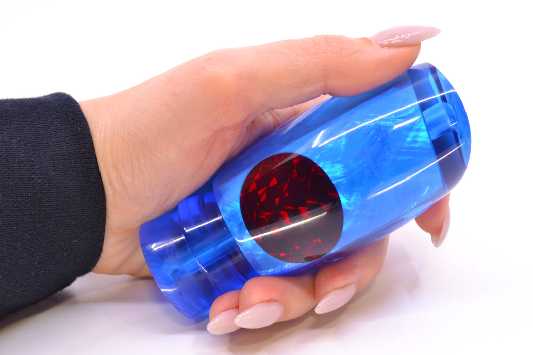 Moyes Lures Blue Angel Wing MOP Red Eyes Large Argus 14" 6.5oz