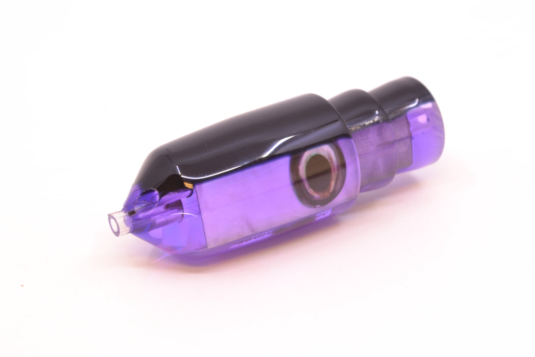 Moyes Lures Purple MOP Black Back Taxi Eyes 2-Hole Small Sniper Jet 9" 3.8oz