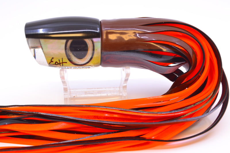 Marlin Magic Golden MOP Black Back Taxi Eyes Baby Ruckus 10" 6.5oz Skirted Root Beer-Silver